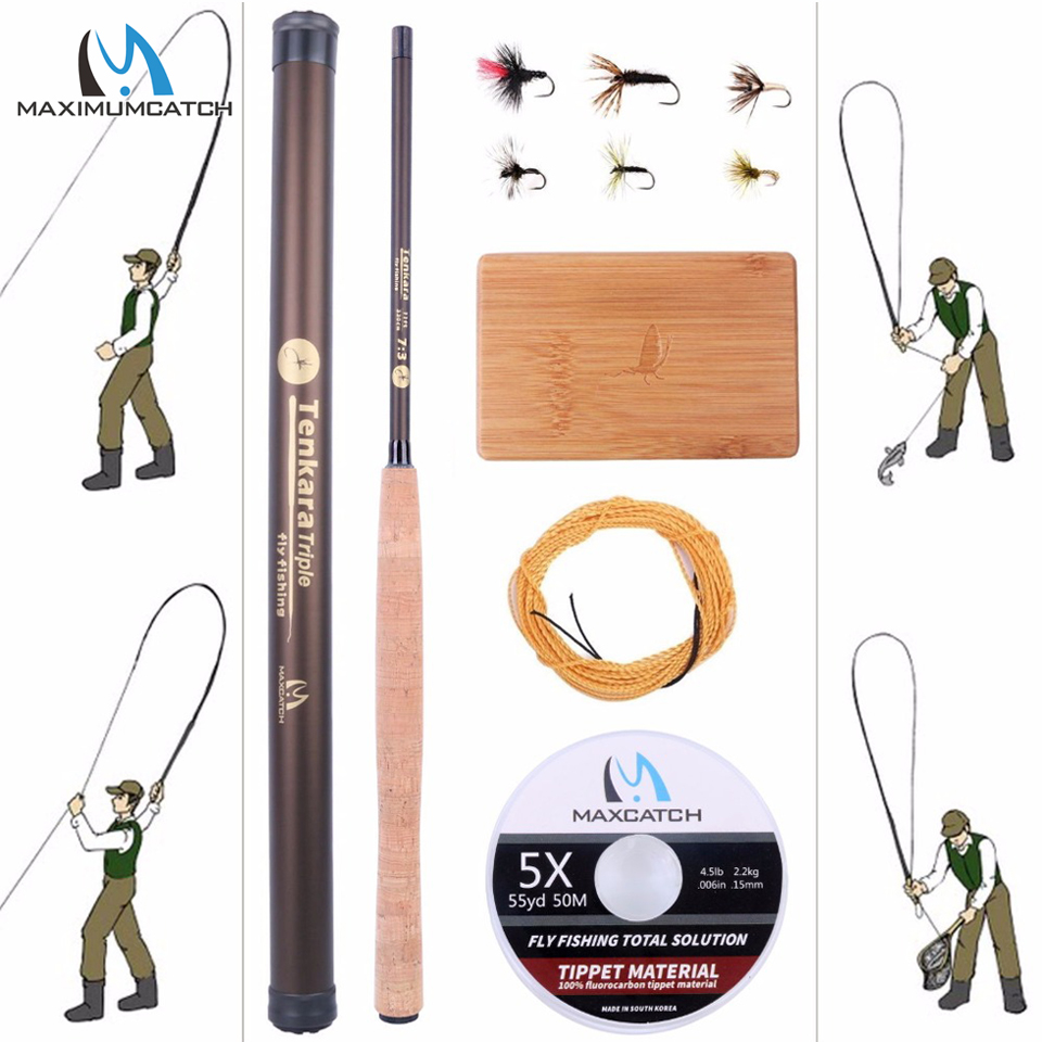Fly Reel - Maximumcatch 9-13FT V-Tenkara Rod Outfit IM10/36T
