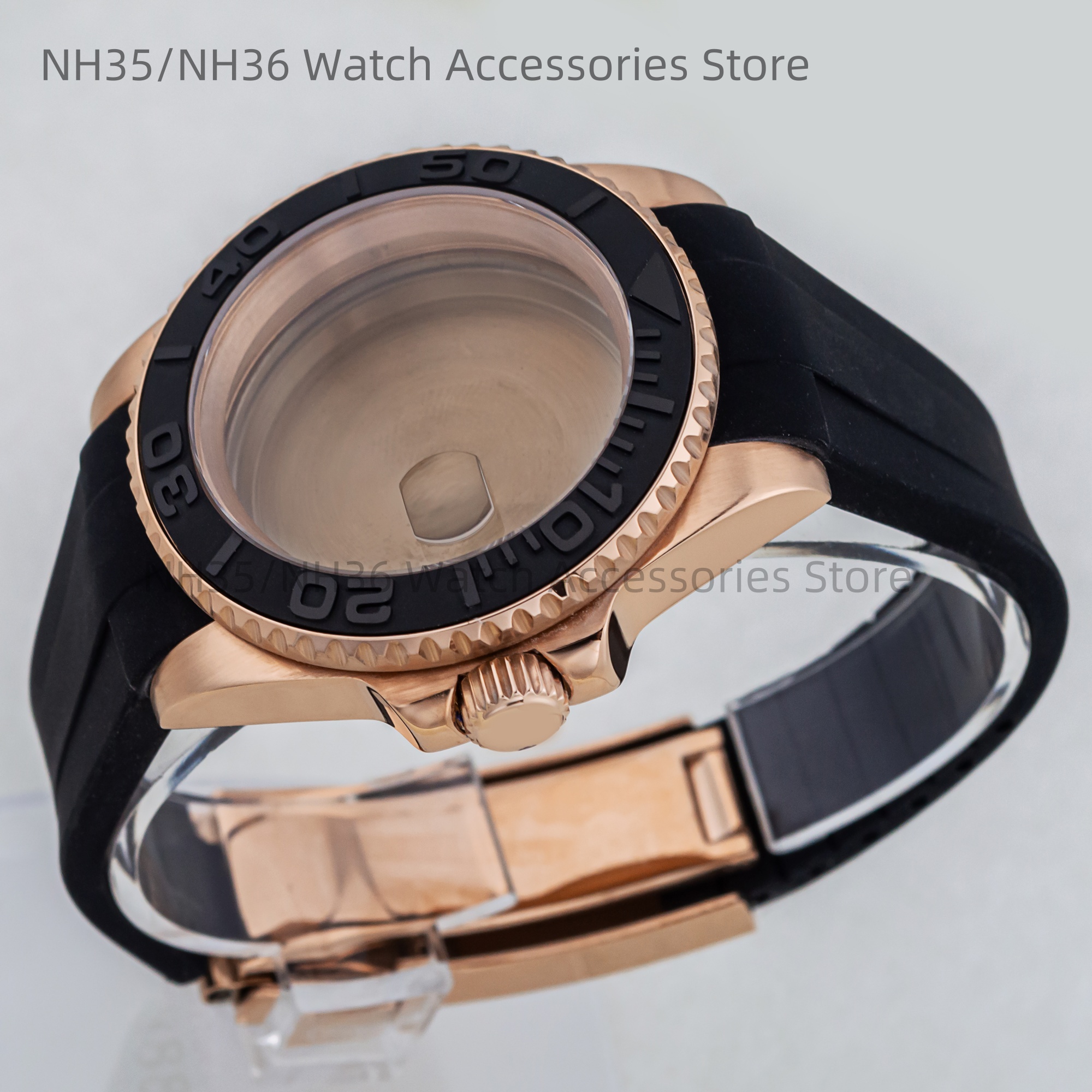 40mm Rose Gold Watch Case Cera - Reel Case avis et prix