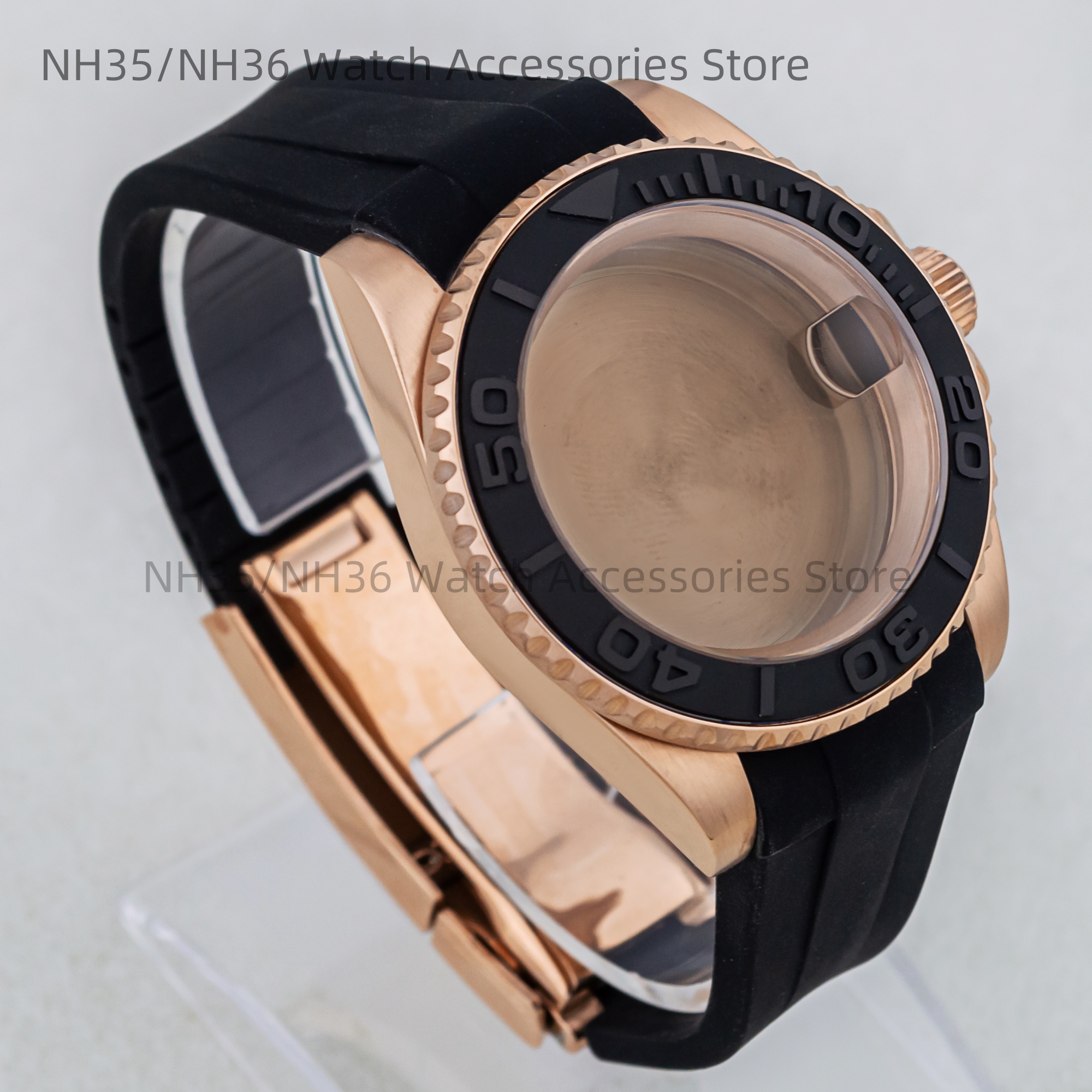 40mm Rose Gold Watch Case Cera - Reel Case avis et prix