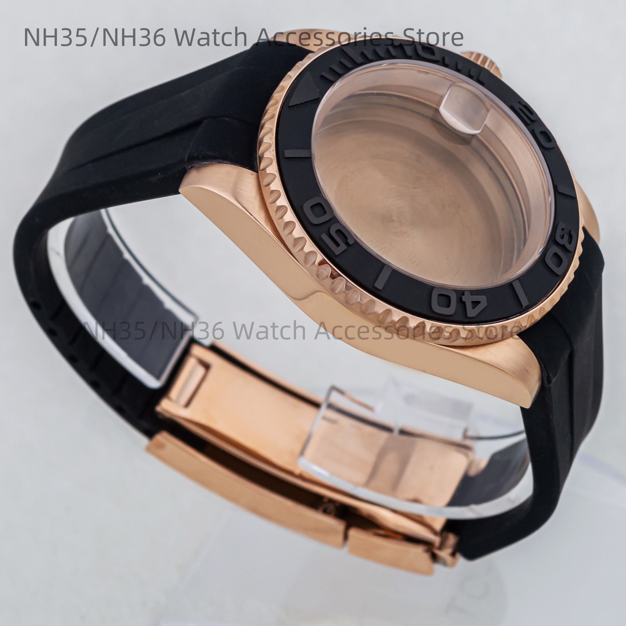 40mm Rose Gold Watch Case Cera - Reel Case avis et prix