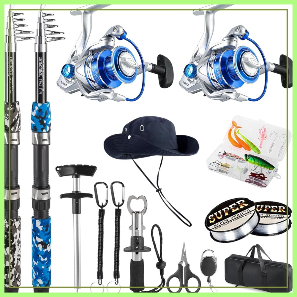 6.9ft Telescopic Fishing Rod a - Reel Bag avis et prix