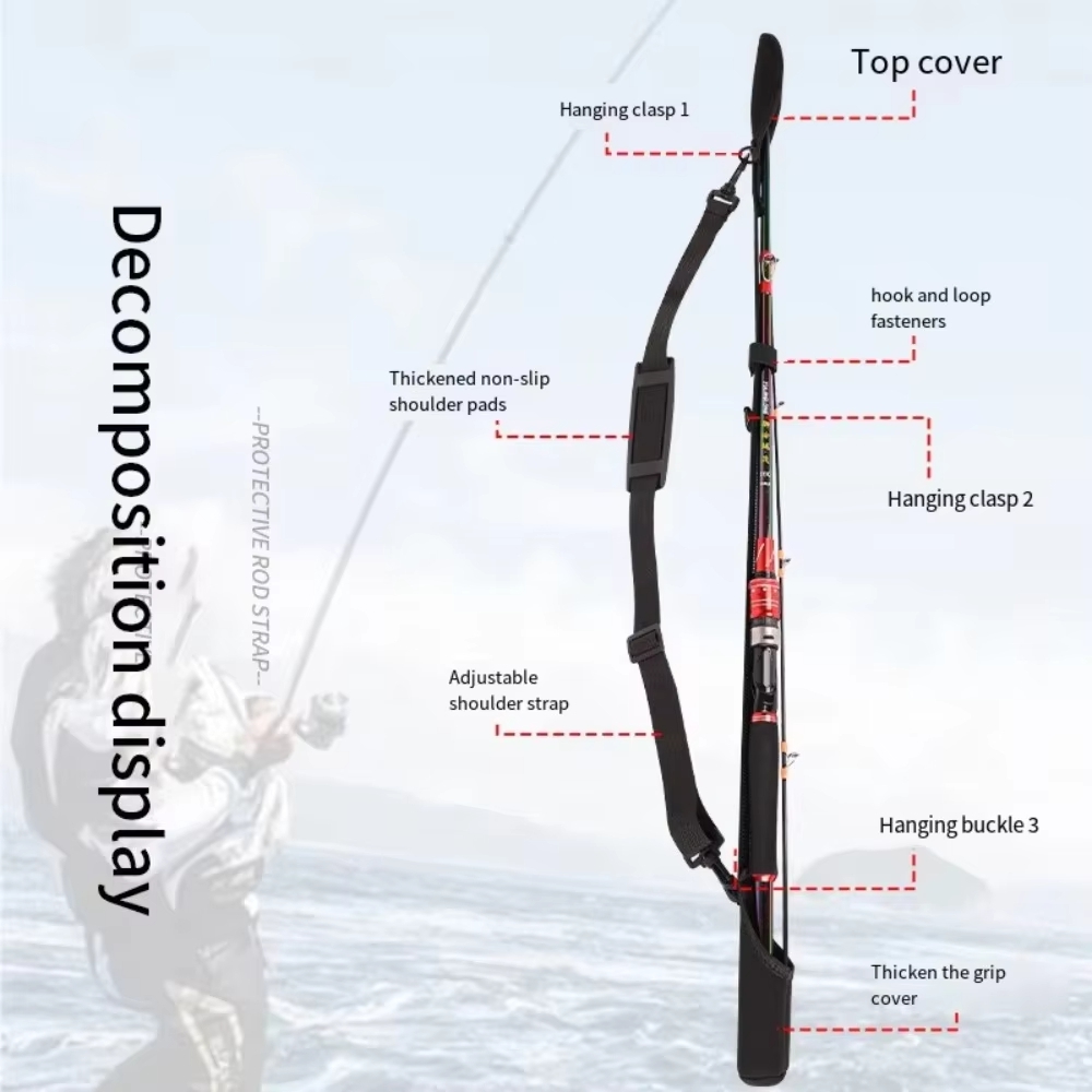 Adjustable Fishing Rod Stora - Reel Bag avis et prix