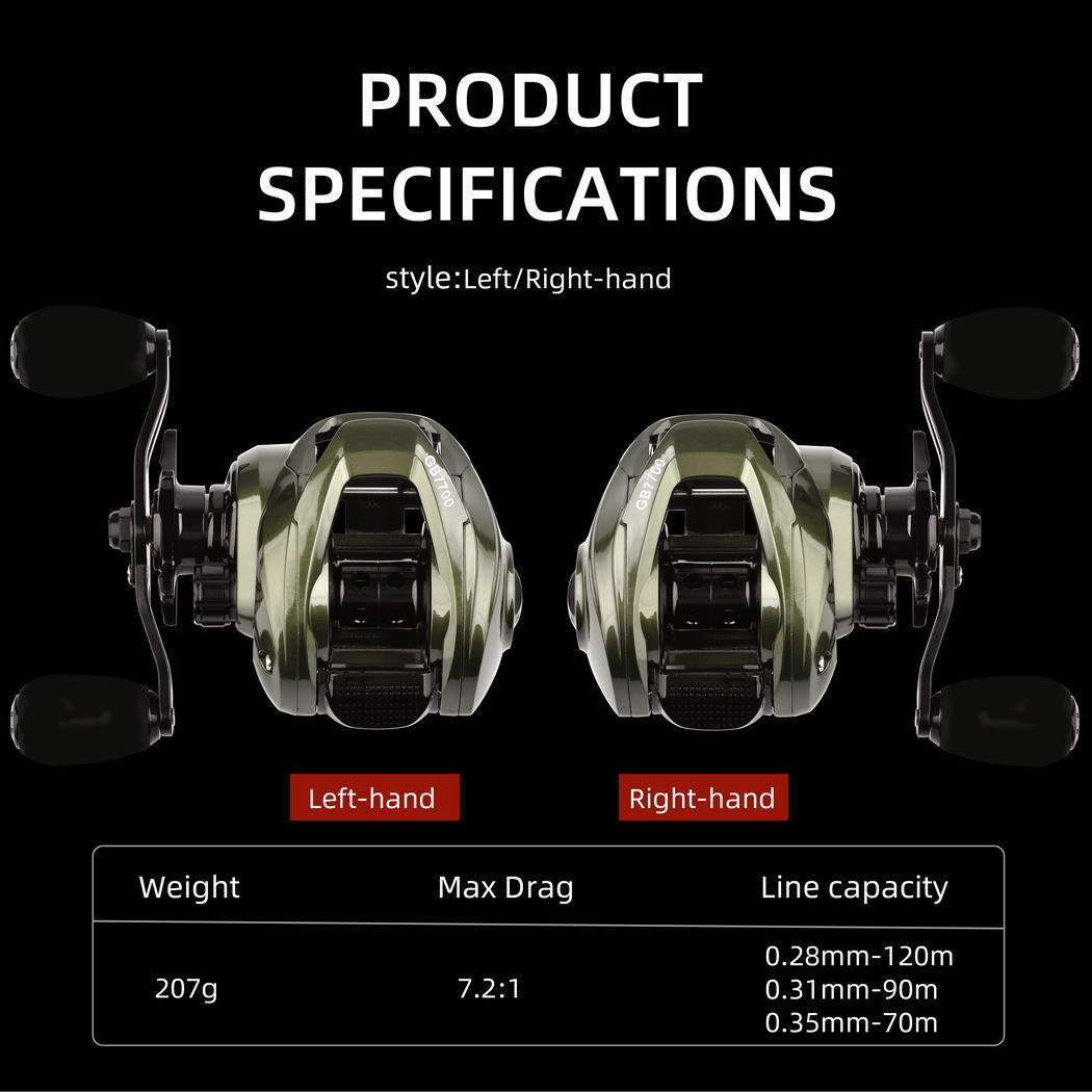 Baitcasting Reel 7.2 1 High Sp - Reel Spare Spool avis et prix