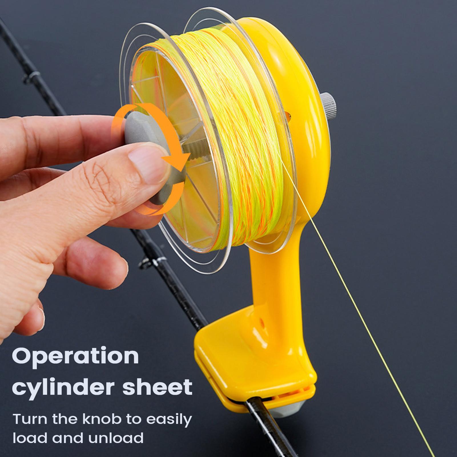 Fishing Line Spooler with Clam - Ice Fishing Reel avis et prix