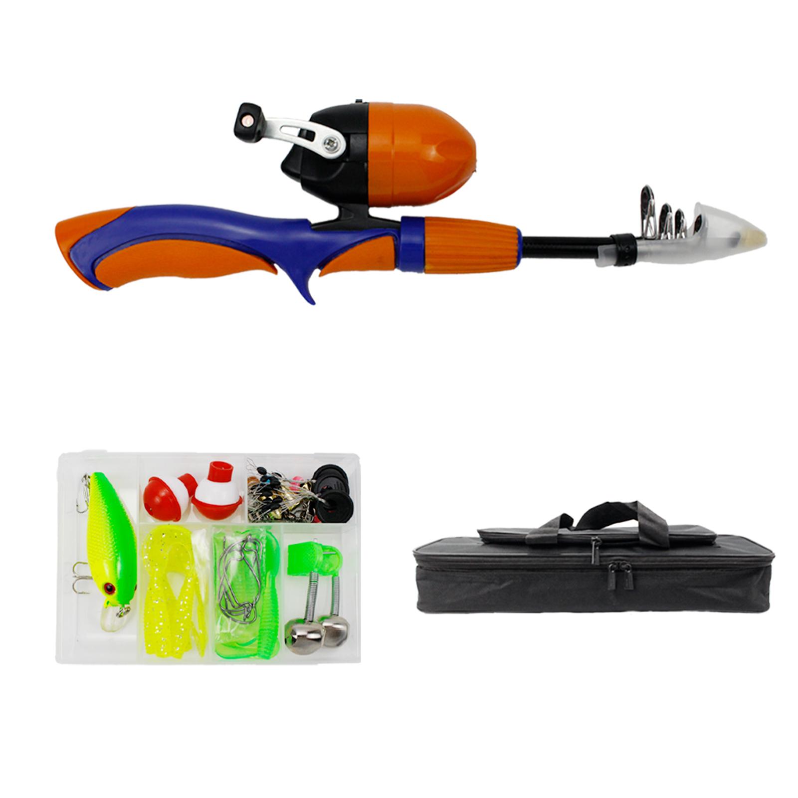 Kids Fishing Pole Travel Tote  - Spincast Reel avis et prix