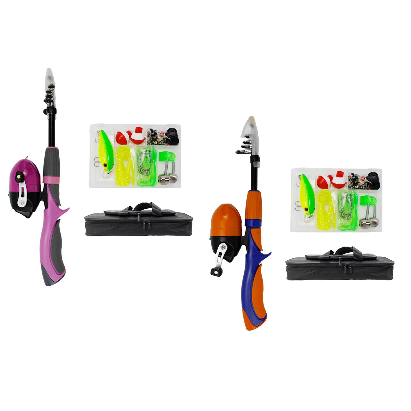 Kids Fishing Pole Travel Tote  - Spincast Reel avis et prix
