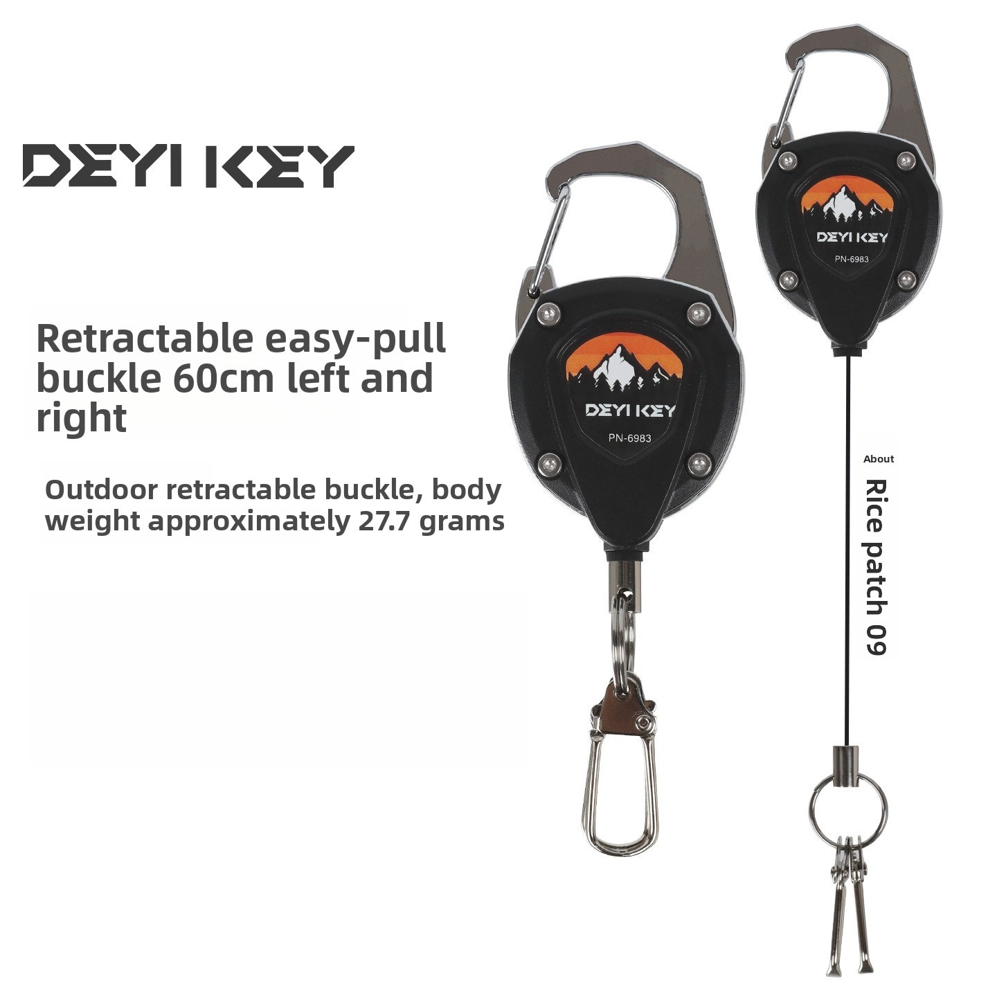 Retractable Keychain Heavy Dut - Conventional Reel avis et prix