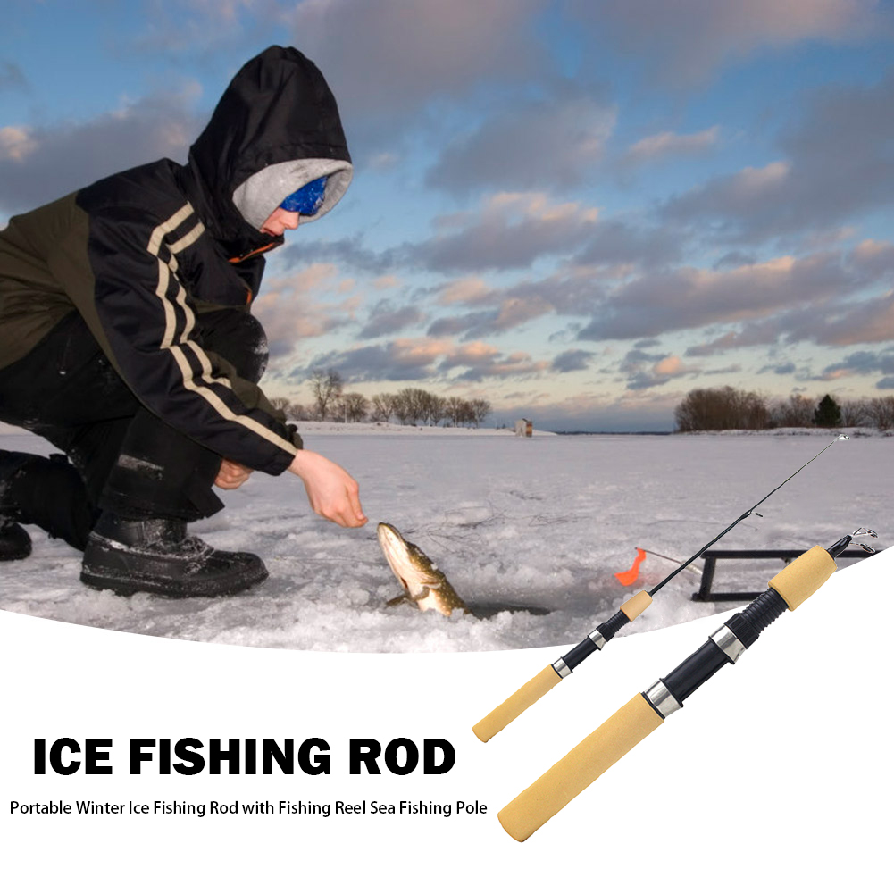 Ice Fishing Rod Portable Spinn - Ice Fishing Reel avis et prix