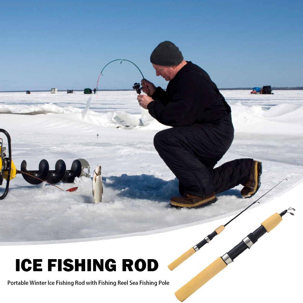 Ice Fishing Rod Portable Spinn - Ice Fishing Reel avis et prix