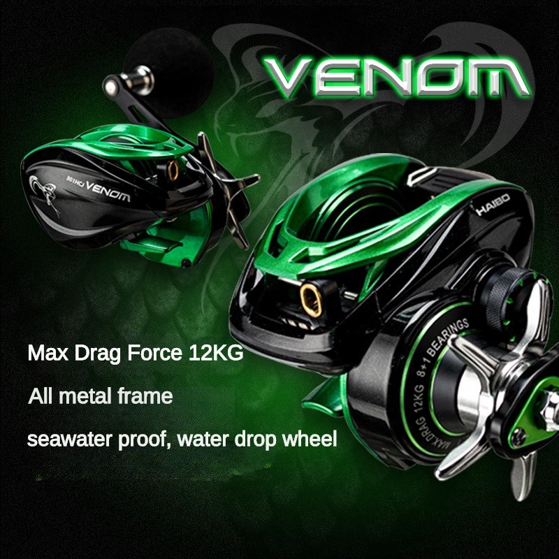 HAIBO VENOM Anti-saltwater Fis - Ice Fishing Reel avis et prix
