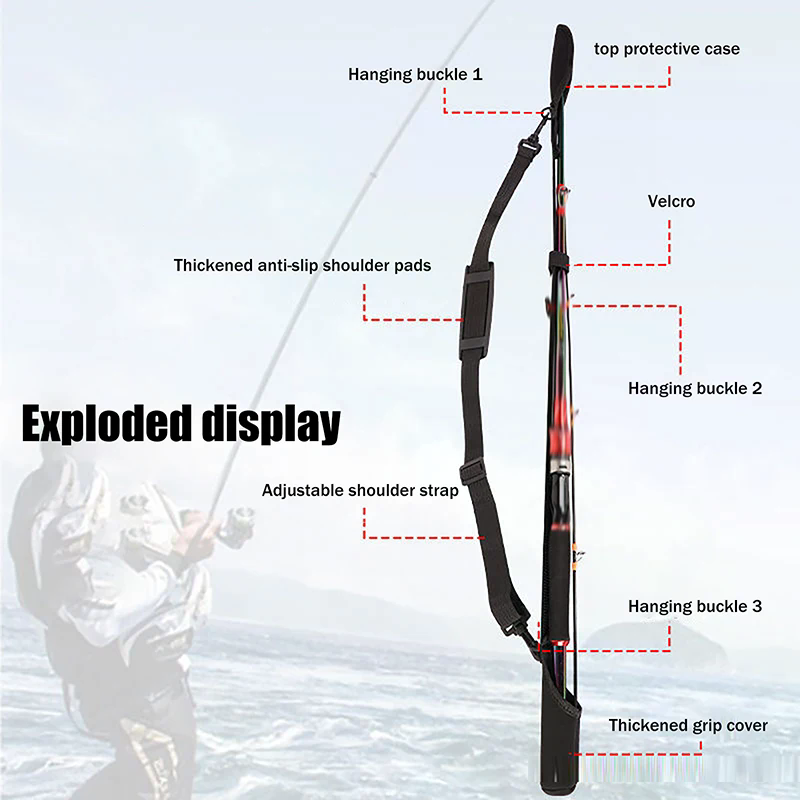 Adjustable Fishing Rod Storage - Reel Bag avis et prix