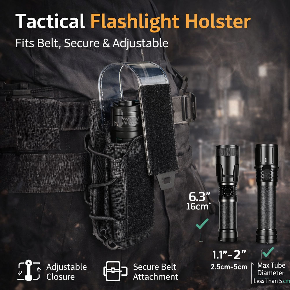 Tactical Flashlight Pouch Hols - Reel Bag avis et prix