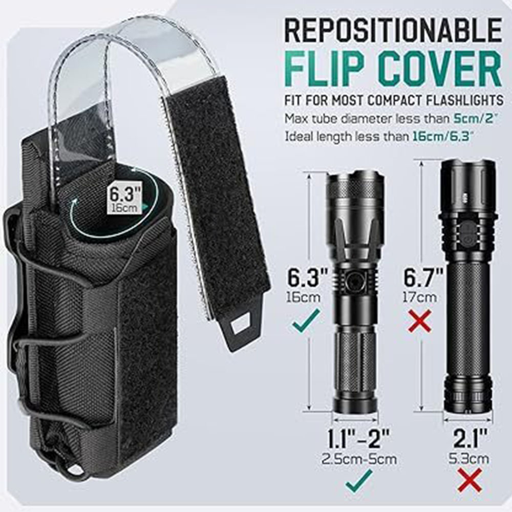 Tactical Flashlight Pouch Hols - Reel Bag avis et prix