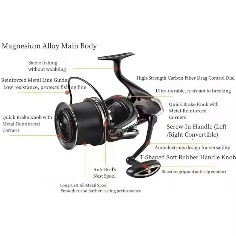 Fishing Reel Carp New  Body 12 - Reel Spare Spool avis et prix