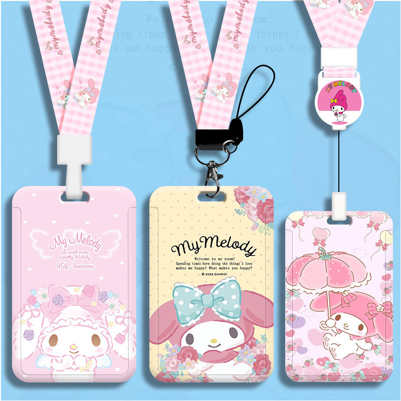 Melody  ID Badge Holder Lanyar - Reel Case avis et prix
