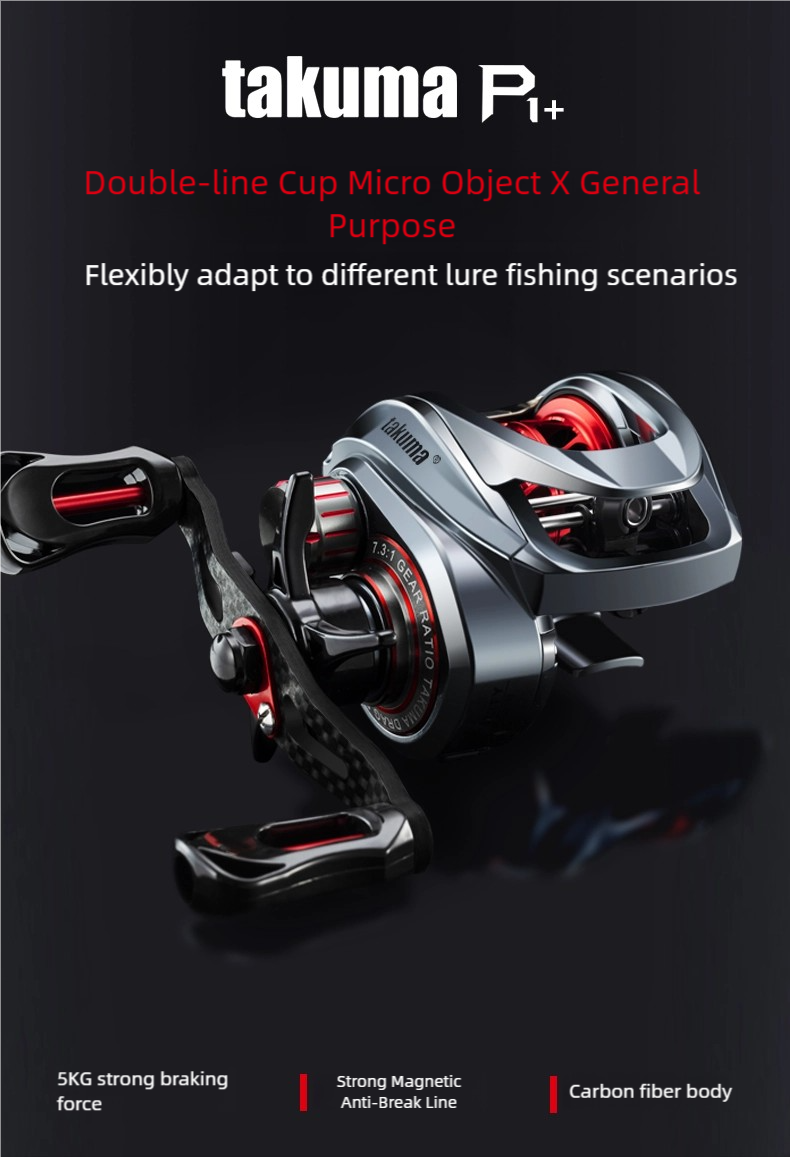P1 Casting Reel, 7.3:1 Gear Ra - Reel Handle avis et prix