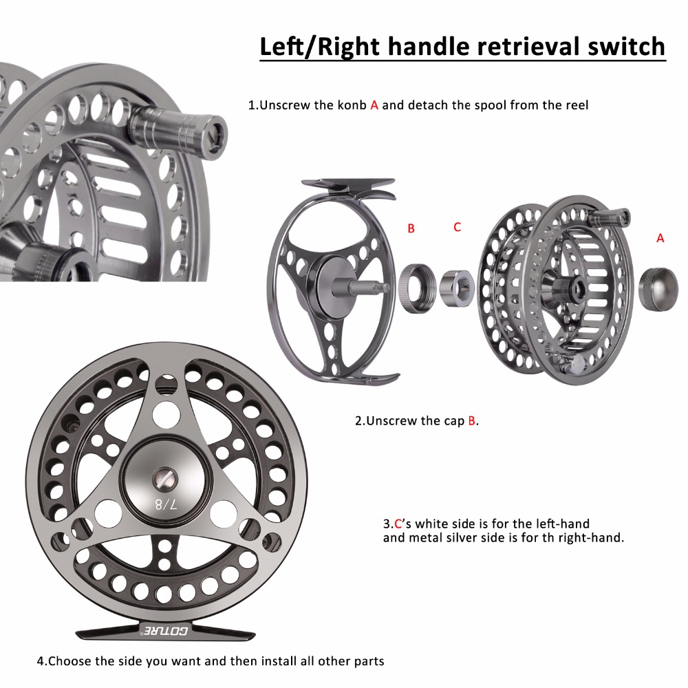 Goture Fly Fishing Reel 3/4 5/ - Reel Spare Spool avis et prix
