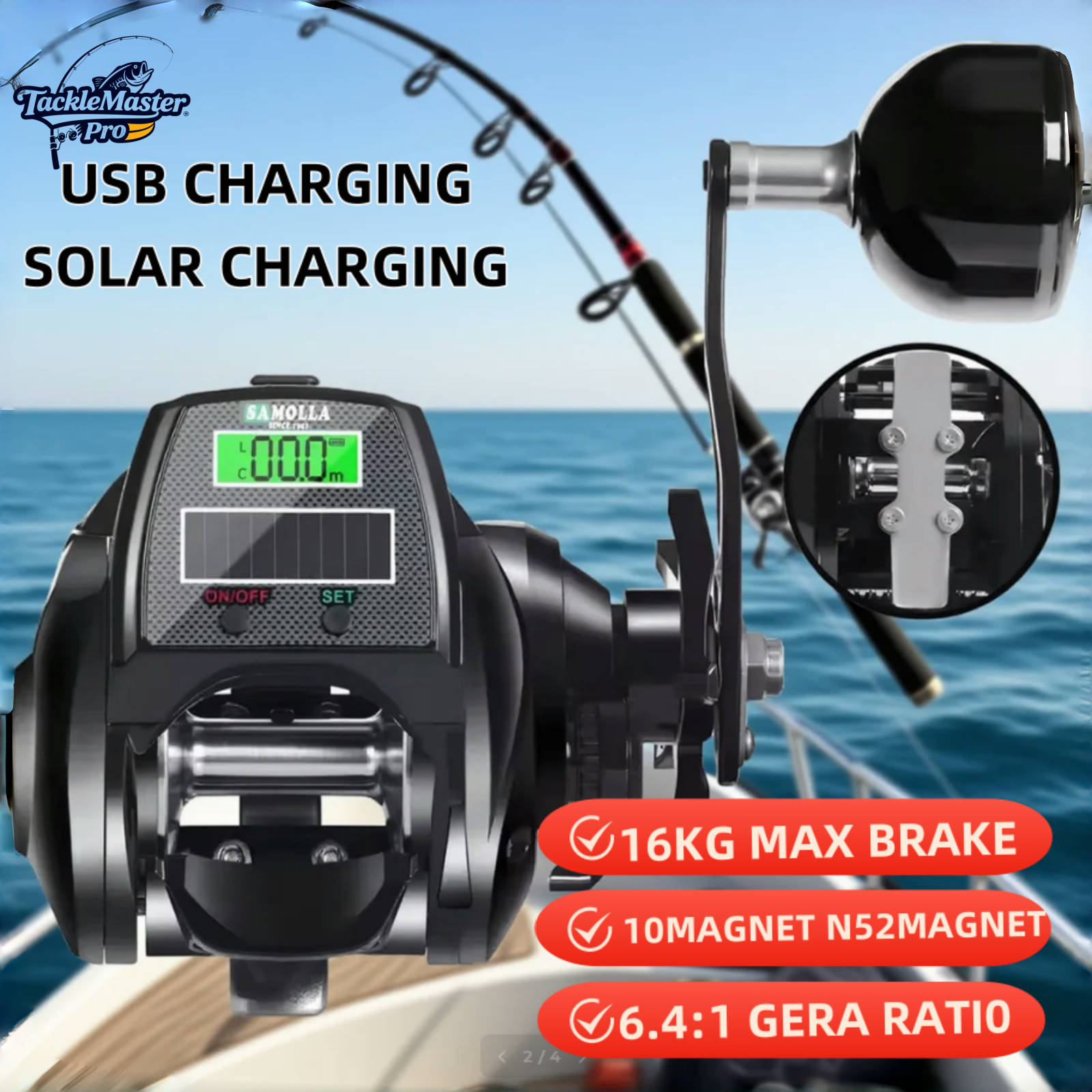 Heavy Duty Electric Fishing Re - Ice Fishing Reel avis et prix
