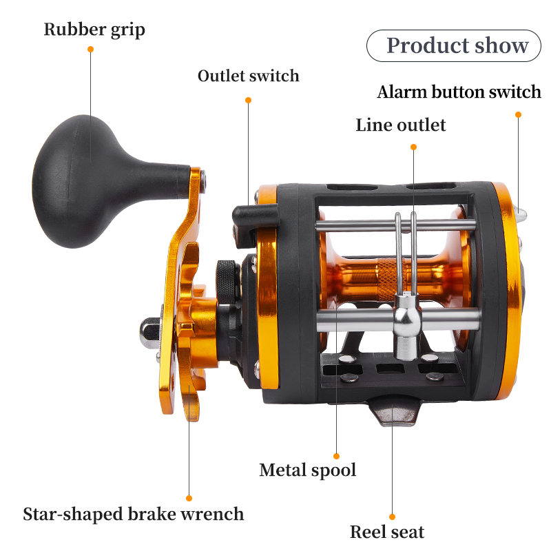 BILLINGS Trolling Drum Reel 33 - Trolling Reel avis et prix