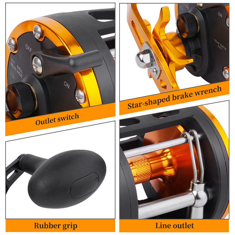BILLINGS Trolling Drum Reel 33 - Trolling Reel avis et prix