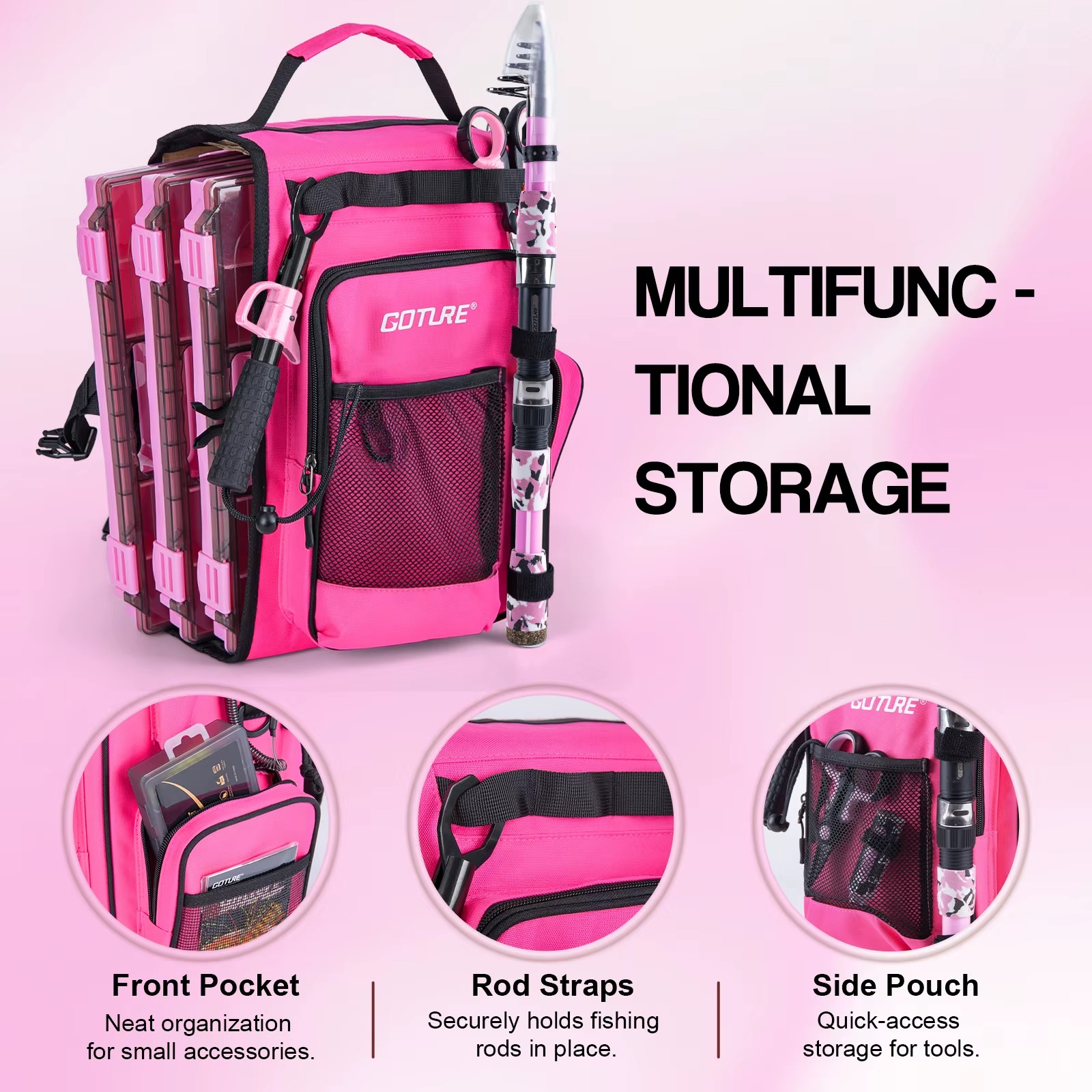 Goture All-in-One Fishing Comb - Reel Bag avis et prix