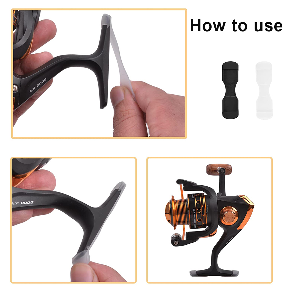 40/100Pcs Rubber Fishing reel  - Trolling Reel avis et prix