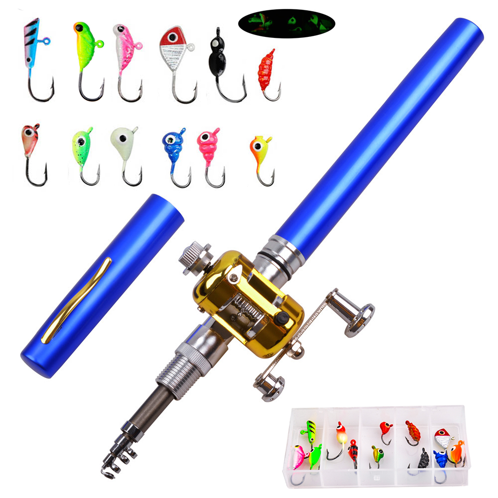 Mini ice fishing rod Combo wit - Ice Fishing Reel avis et prix